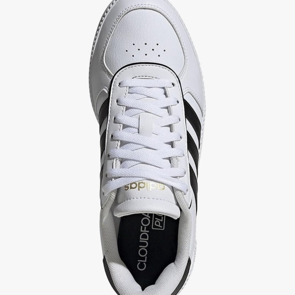 BNWT Adidas Women’s Breaknet Sleek Sneakers White Green Sz 8 Casual Tennis Y2K - Picture 4 of 11